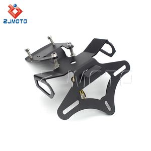 Para Kawasaki <span class=keywords><strong>Z900</strong></span> 2017-2019 Z 900 motocicleta titular de placa de licencia w/ LED Luz de cola ordenado placa de licencia soporte de guardabarros Eliminador - Product Image 2