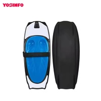 Planche à genoux en HDPE rotomoulé pour sports nautiques avec coussin EVA et crochet de remorquage pour la navigation de plaisance et le wake-surf