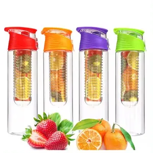 700ml Wholesale New BPA Free Tritan Material Drinking Water Long Infuser Fruit Bottle