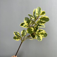 Plantes vertes artificielles à grandes feuilles de haute qualité en gros pour la décoration de la maison