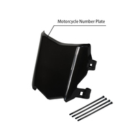 Plaque d'immatriculation brillante en plastique PP LINGQI RACING, style Moto Cutz, pour Surron E Ride E, accessoires pour moto