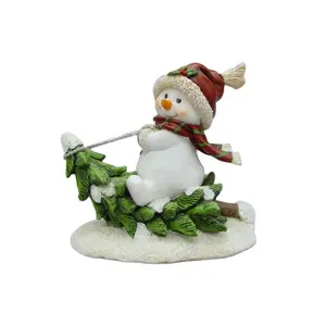 Plusieurs figurines de bonhomme de neige à personnaliser, écrans OEM pour décoration de noël artisanale, cadeau, ED12485A