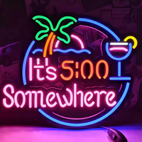 Enseigne néon LED personnalisée pour entreprise avec forme 3D, étanche IP65, options multicolores, design personnalisable