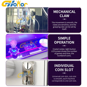 Hot bán công viên giải trí Claw trò chơi đồng tiền hoạt động đồ chơi trong nhà máy cẩu 6 + năm Tiếng Anh ngôn ngữ vật liệu kim loại - Product Image 6