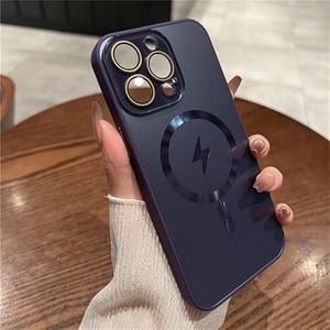 Carcasa de Alta Gama para Teléfono Móvil Apple 13, Compatible con iPhone 15 Pro Max, Nueva 12 con Película Protectora de Lente, Magnética Esmerilada con Recubrimiento AG, 14 - Product Image 6