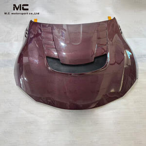 Para Toyota SUPRA A90 A91MK GR, Capó Delantero de Fibra de Carbono Roja Real, Cubierta de Motor de Fibra de Carbono, Capó Rojo de Fibra de Carbono - Product Image 5