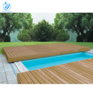 Tùy chỉnh tự động trượt hồ bơi boong bìa với điều khiển từ xa cho trên mặt đất cho hồ bơi - Product Image 2