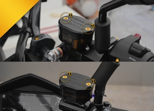 Tornillos de embellecimiento para manillar de motocicleta, tornillos de cabeza hexagonal interna y externa, de acero GR5 con acabado zincado liso para conversión DIY - Product Image 6