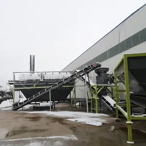 Produktions linie für Düngemittel granulate Produktions linie für organischen Kompost dünger aus Kuhdung