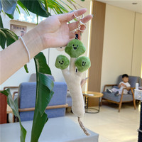 Gevulde Pluche Speelgoed Mini Plant Fruit Groente Voedsel Sleutelhanger Broccoli Speelgoed Chili Wortel Pompoen Wortel Plushie Peluches Pluche Pop