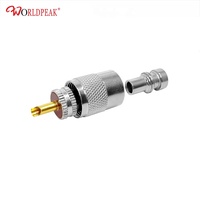 Rf coaxial UHF PL259 connecteur à sertir mâle pour câble RG213