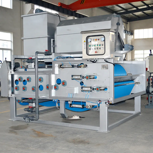 Filtre-presse à bande industriel en acier inoxydable épaississant automatique par gravité des boues pour le traitement des eaux usées - Product Image 4