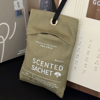 Sachet parfumé vide en coton et lin personnalisable avec logo, réutilisable, pour armoire et voiture