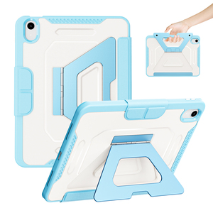 เคส <span class=keywords><strong>iPad</strong></span> รุ่นที่ 10/11 A16 Air 5 10.9 <span class=keywords><strong>Pro</strong></span> 11 นิ้ว M2/M3/M4 แบบแม่เหล็กพับได้ ป้องกันการกระแทก พร้อมที่วางปากกา ดีไซน์เฉพาะ - Product Image 1