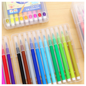 Juego de Rotuladores de Punta Suave de Grado Alimenticio, 12 Colores, Tipo Pincel de Acuarela, Económico, Directo de Fábrica, Modelo 061 - Product Image 3