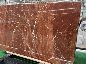 Suministro directo de fábrica Rosa Red Rosso <span class=keywords><strong>Alicante</strong></span>, losa de mármol, piedra Natural pulida para suelos de pared de losa grande moderna - Product Image 3