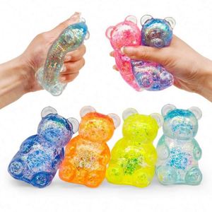 Wholesale <b>Gummy</b> <b>Bear</b> TPR Squishy Ball Fidget Toy Colorful Stress Relief Fatigue Cute Anti-Stress Sensory Boys for Kids Adults - Product Image 4