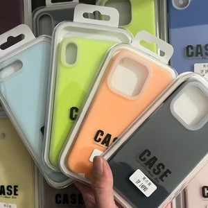 Venta al por Mayor, Funda de Silicona Líquida para Teléfono, Diseño Personalizado, Resistente al Agua, Acabado Mate de Alta Gama, Accesorios para iPhone 17, 16, 15, 14 Pro Max - Product Image 1