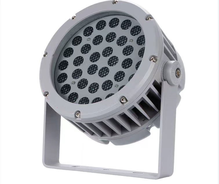 Round 30w 40w 50w 60w Led Flood Light for Landscape Lighting Outdoor Reflector 36w 54w 60w with Honeycomb