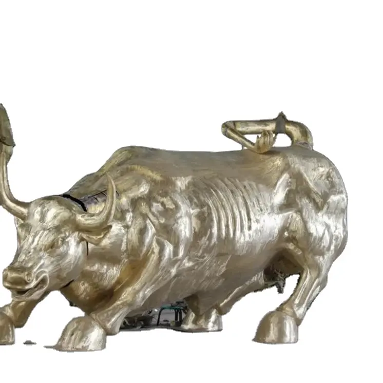 Escultura de ox de animal de cobre de touro bronze moderno personalizado