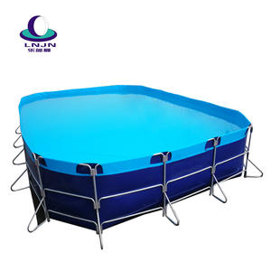 ถังพีวีซีบรรจุ<span class=keywords><strong>น้ำ</strong></span>บ่อปลาแบบเป่าลมถังเก็บ<span class=keywords><strong>น้ำ</strong></span>เหนือพื้นสระ<span class=keywords><strong>น้ำ</strong></span>กลางแจ้งความเข้มสูงปรับแต่งได้ตามต้องการ - Product Image 6