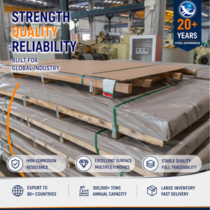 แผ่นเหล็กสแตนเลสอบอ่อน ASTM Standard 321 HL Finish ขนาด 10 มม. x 2000 มม. (4'x10')  ที่มีความยืดหยุ่นในการขึ้นรูปได้ดีเยี่ยม - Product Image 1