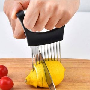 Cuchillo de Cocina para Cortar Cebolla y Tomate, Tipo Aguja, de Grado Alimenticio, Seguro y Portátil, con Soporte para Cebolla - Product Image 4