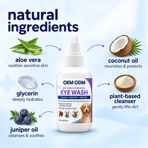 <span class=keywords><strong>Gotas</strong></span> y Enjuague Oftálmico Antimicrobianas para Perros y Gatos para Ojos Secos/Con Picazón y Alivio de Manchas de Lágrimas - Marca Privada OEM/ODM para Uso en Exteriores - Product Image 3