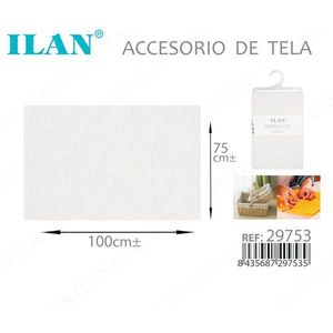 Accessoire en tissu Iln 100x75 cm, aspect lin, mélange polyester-coton, décoration intérieure - Product Image 3