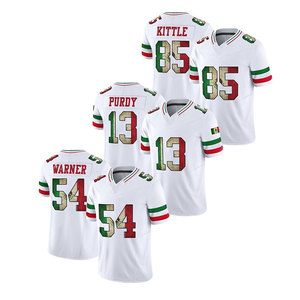 2025 2026墨西哥新缝制美式足球球衣批发23麦卡弗里13珀迪85基特尔80米54华纳做定制 - Product Image 2