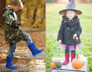 Bottes de <span class=keywords><strong>pluie</strong></span> imperméables en caoutchouc pour enfants en bas âge, garçons et filles, couleurs vives, poignées faciles à enfiler, chaussures de <span class=keywords><strong>pluie</strong></span> d'extérieur - Product Image 6