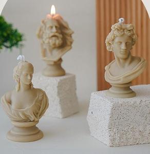 Bougie en forme de personnage, ornements <span class=keywords><strong>d</strong></span>'ambiance, cadeau de fête, parfumée, artisanale, à brûler, bougies parfumées - Product Image 4