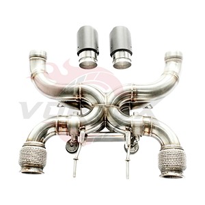 Vortex High Performance Stainless Exhaust for McLaren 720S Twin Turbo V8 Valve Controlled Piping <b>Kit</b> - Product Image 4