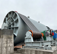 Broyeur à boulets humide, capacité 10-20t/h, dimensions 3300x5800mm, poids 22500KG, haute efficacité, économie d'énergie, pour la céramique