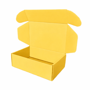 Meilleure boîte d'expédition en carton ondulé pour vêtements, avec finition soft touch et logo estampé à chaud, idéale pour l'emballage de vêtements - Product Image 1