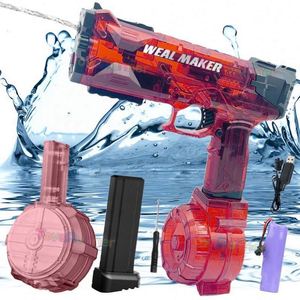Pistolet à eau électrique entièrement automatique haute pression M416 pour adultes, jouet en plastique, pistolet à eau à tir complet - Product Image 1