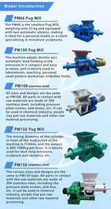 Jiuyu <span class=keywords><strong>Pm250</strong></span> Gốm Nghệ Thuật Đất Sét Dải Máy Đùn Tự Động Cắt Và Truyền Đạt Tích Hợp Nền Tảng Pug Mill Cho Doanh Nghiệp Nhỏ - Product Image 3