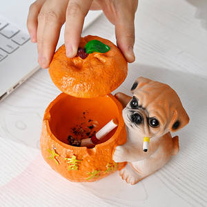 Cenicero con forma <span class=keywords><strong>de</strong></span> <span class=keywords><strong>calabaza</strong></span> Great Fortune, moderno, creativo, para el hogar, sala <span class=keywords><strong>de</strong></span> estar, anticanas voladoras, nuevo adorno <span class=keywords><strong>de</strong></span> regalo - Product Image 2