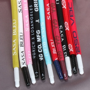 Ylds Tùy Chỉnh Odm Chất Lượng Cao Polyester Dây In Ấn Logo Vòng Hoodie Dây Dây Dây Kéo Hoodie Dây Giày Với Kim Loại Lời Khuyên - Product Image 6