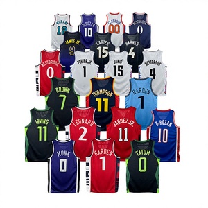 Camisetas de Baloncesto Profesionales para Hombre, Impresas por Transferencia de Calor # 1 PORTER HR. # 2 <span class=keywords><strong>LEONARD</strong></span> # 11 JOAQUEZ JR. Talla Grande 100% Poliéster - Product Image 1