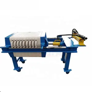 Low Price Manual Hydraulic Chamber Filter Press Machine, Small PP Plate Filter Press Machine