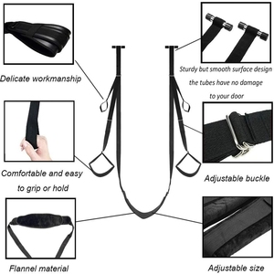 <span class=keywords><strong>Columpio</strong></span> <span class=keywords><strong>sexual</strong></span> ajustable, correas de Material suave, fetiche, juego de vendaje, sillas colgantes, <span class=keywords><strong>Columpio</strong></span> de <span class=keywords><strong>puerta</strong></span>, Juguetes sexuales eróticos para parejas, Sex Shop - Product Image 2