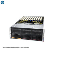 Serveur GPU Super-micr0 S-Y-S 420GP TNR 4U pour l'IA, prend en charge jusqu'à 10 GPU NVID1A H-100 ou A-100 PCIe avec double processeur Intel Xeon de 3e génération