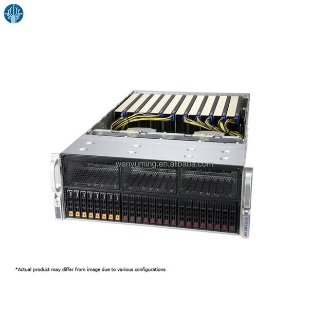 Super-micr0 S-Y-S 420GP TNR 4U GPU Server for AI Supports up to 10 NVID1A H-100 or A-100 PCIe GPUs with Dual 3rd Gen Intel Xeon