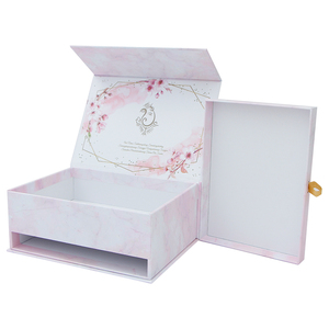 Boîte d'expédition en carton à double couche magnétique de luxe personnalisée pour cosmétiques, bijoux, boîte cadeau magnétique de luxe, laminage mat, gaufrage - Product Image 6