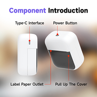 Mesin Transfer Tato Mini Portabel Nirkabel Bluetooth Pencetak Pola Tato Harga Terjangkau