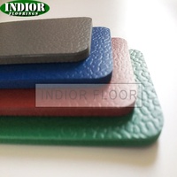 Tapis de tennis de table d'intérieur antidérapant portable, approuvé par l'ITTF, revêtement de sol en PVC, Chili