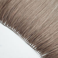 Vente en gros de mèches de cheveux vierges russes, à trame unique, épaisses, saines, personnalisées, lisses et soyeuses, résistantes à la chute, super double drawn, faites à la main