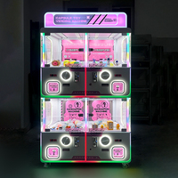 Distributeur automatique de capsules multi-armoires Gacha Gachapon avec paiement par jetons, QR code et carte de crédit