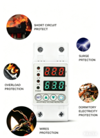 Protecteur de tension automatique réglable 40A/63A avec fonction de réinitialisation automatique, régulateur 110V, 1KVA, 220V